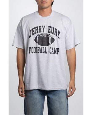 Elwood Vintage Jerry Eure Football Tee - Gray