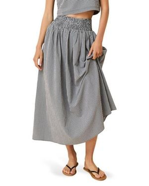 Solid & Striped The Noreen Maxi Skirt - Gray