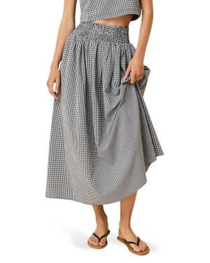 Solid & Striped The Noreen Maxi Skirt - Gray