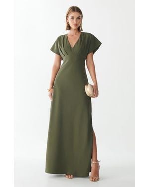 BWLDR Aura Maxi Dress - Green