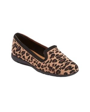 Comfortview The Madie Slip On Flat - Brown