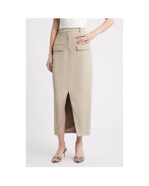 Odd Muse The Ultimate Muse Midi Trouser Skirt - Natural