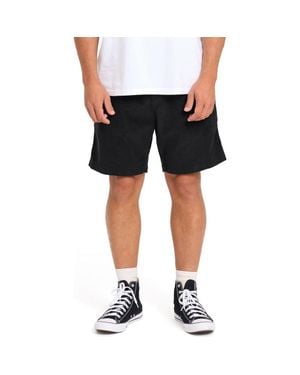 Billabong Larry Layback Cotton Corduroy Shorts - Black