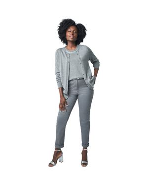 Jessica London Fine Gauge Cardigan - Blue