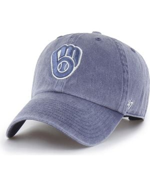 '47 Milwaukee Brewers Pigment Clean Up Adjustable Hat - Blue
