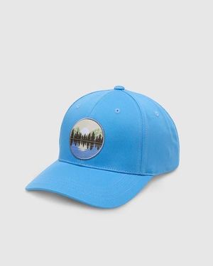 Tentree Lake Patch Elevation Hat - Blue