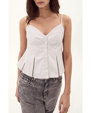 DELUC Corvo Flare Camisole - White