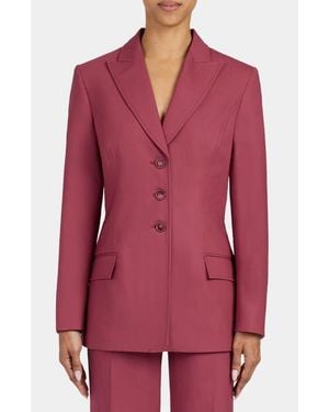 Santorelli Freya Three Button Jacket - Red