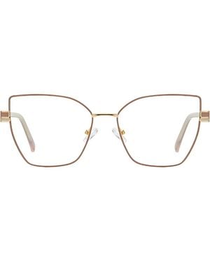 Fifth & Ninth Chai 56Mm Cat Eye Light Blocking Glasses - Brown