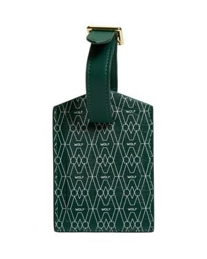 Wolf Signature Luggage Tag - Green