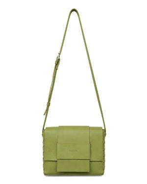 Écotorie Iris Leather Crossbody Bag - Green