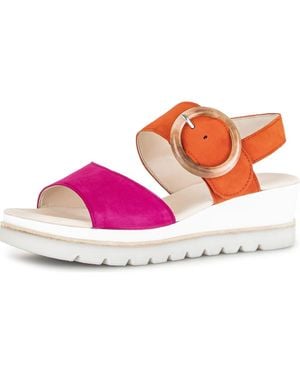 Gabor 44.645 Platform Wedge Sandal - Pink