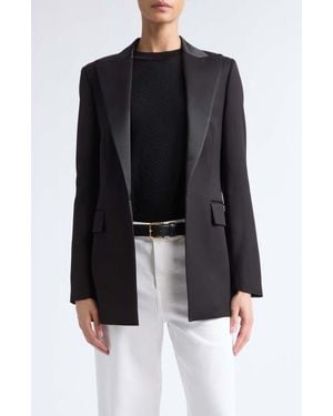 Eleventy Smoking Jacket - Black