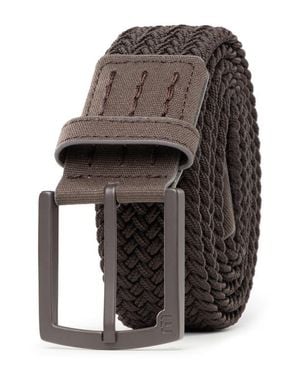 Travis Mathew Bank's Closed 2.0 Woven Belt - Black