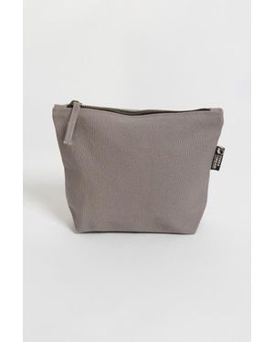 Terra Thread Organic Cotton Makeup Bag - Gray