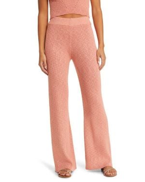 Rip Curl Tropics Pull-On Rib Stitch Pants - Red