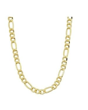 Bliss Diamond 14K-Filled Figaro Link Chain Necklace - Metallic