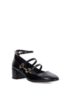 Dune Approach Ankle Strap Pump - White