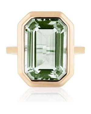 Goshwara Manhattan Cocktail Ring - Green