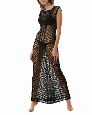 Moeva Luna Knit Sleeveless Maxi Dress - Black