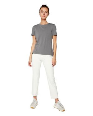 Rebody Active Pima Go Short Sleeve Top - Gray