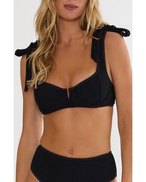 Beach Riot Blair Underwire Crochet Bikini Top - Black