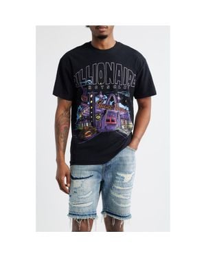 BBCICECREAM Bb Diner Graphic T-Shirt - Black