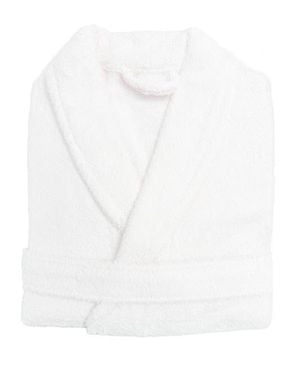 ANAYA Home Spa Cotton Terry Robe - White