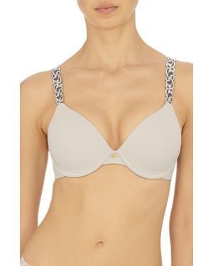 Natori Pure Luxe Plunge Underwire T-Shirt Bra - Multicolor