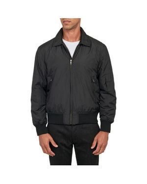 Brooklyn Brigade Solid Water Repellent Bomber Jacket - Black
