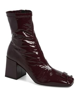 Courreges Re-Edition Vinyl Ankle Boot - Purple
