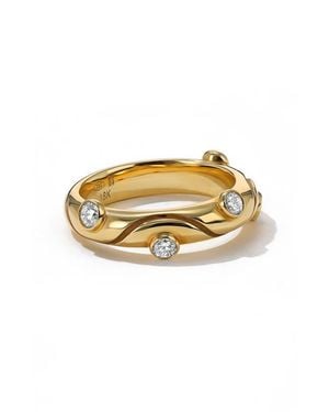 Mark Henry Riva Crest Ring - Metallic