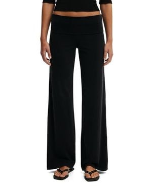 Cotton On Honey Fold Over Pant - Black