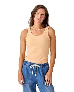 Carve Designs Ever Rib Tank - Blue