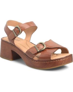 Børn Bella Platform Sandal - Brown