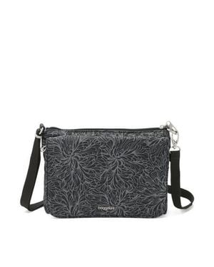 Baggallini Securtex Journey Anti-Theft Crossbody - Black