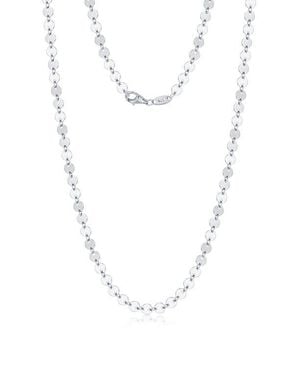 Lafonn Lola Disc Chain Necklace - White
