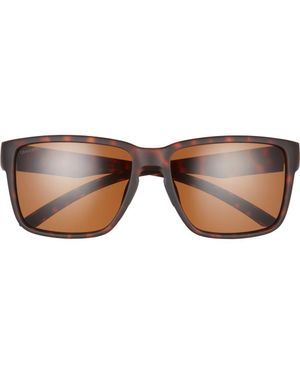 Smith Emerge 60Mm Polarized Rectangle Sunglasses - Brown