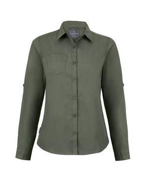 Craghoppers Expert Kiwi Long-Sleeved Shirt - Green