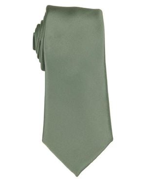Brooklyn Brigade Solid Satin Tie - Green