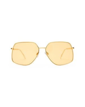 Aire Altair 61Mm Aviator Sunglasses - Natural