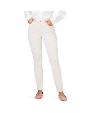 NIC+ZOE Ankle Straight Leg Jeans - White