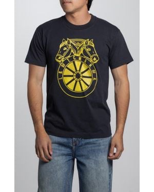 Elwood Vintage Horsewheel Tee - Gray