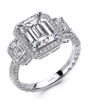Lafonn 'Lassaire' Three Stone Ring - Gray