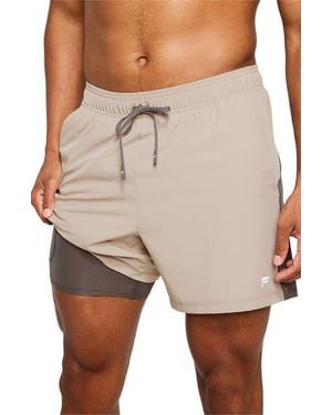 Fabletics The O2 Run Short Lined 5In - Natural