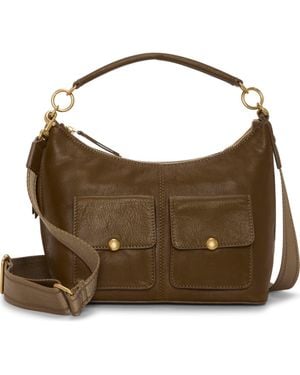 Vince Camuto Carly Leather Shoulder Bag - Brown