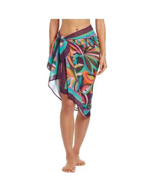 Rod Beattie Tropical Print Pareo - Blue