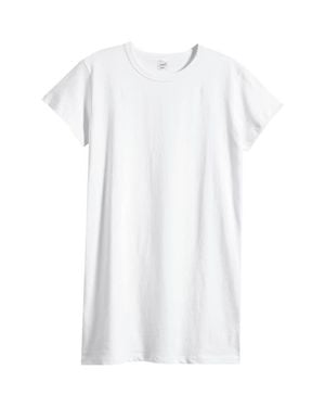 Leset Margo Short Sleeve T-Shirt Dress - White