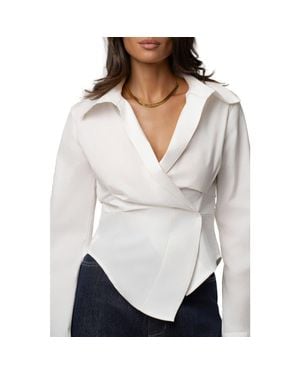 JLUXLABEL Sculpt And Form Blouse - Gray