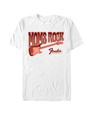 Fender Moms Rock Logo Graphic T-Shirt - White